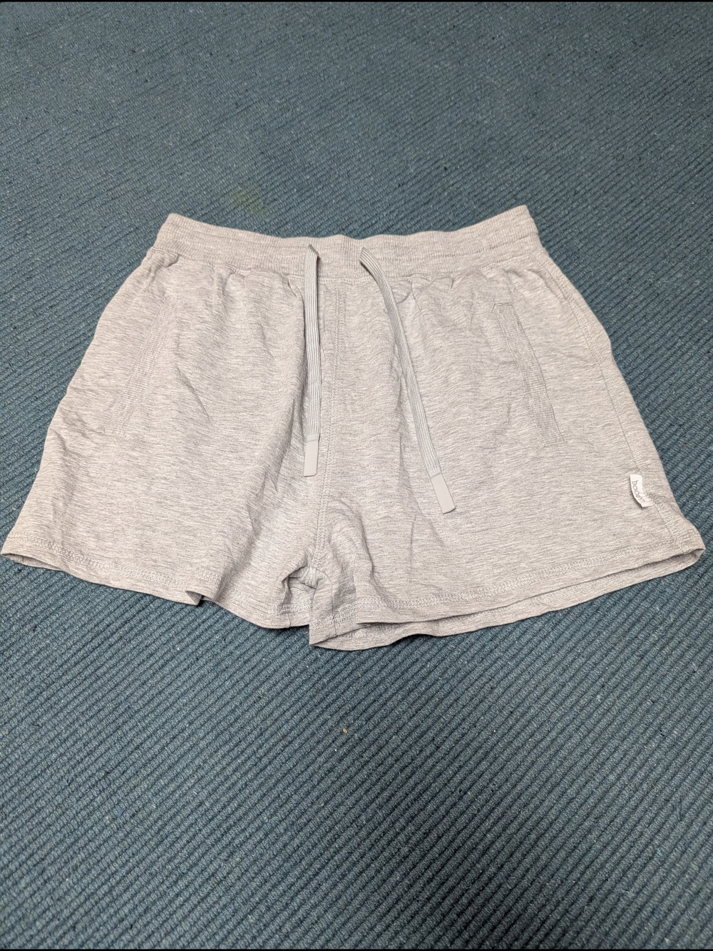 Women’s Casual Drawstring Heather Gray Lounge Shorts